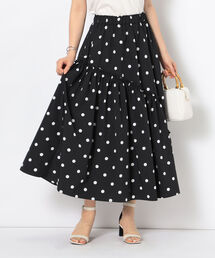 NOLLEY’S Sophi | ドットタフタティアードスカート(スカート)