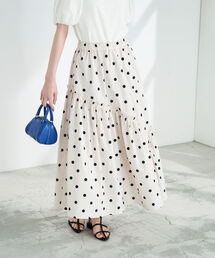 NOLLEY’S Sophi | ドットタフタティアードスカート(スカート)