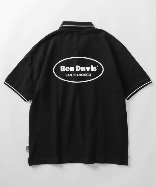 BEN DAVIS(ベンデイビス)の「【BEN DAVIS/ベンデイビス】ビッグシルエット オーバルロゴワンポイント刺繍&バックプリント ポロシャツ/ラガーシャツ/ICE SHOP POLO(ポロシャツ・レディース・ブラック/ホワイト/グリーン/ダークブルー・M/L/XL)」の10枚目の写真