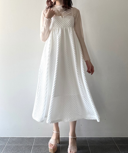 one way（ワンウェイ）の「エンボスキャミワンピース（ワンピース・レディース・オレンジ/ブラック/ホワイト・FREE）」の19枚目の写真