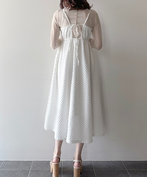 one way（ワンウェイ）の「エンボスキャミワンピース（ワンピース・レディース・オレンジ/ブラック/ホワイト・FREE）」の21枚目の写真