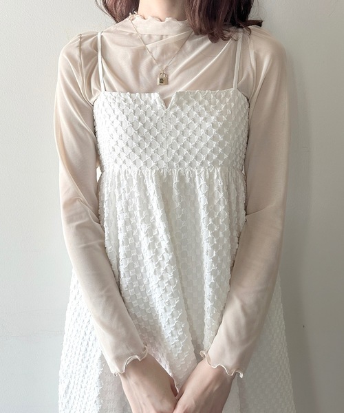 one way（ワンウェイ）の「エンボスキャミワンピース（ワンピース・レディース・オレンジ/ブラック/ホワイト・FREE）」の22枚目の写真