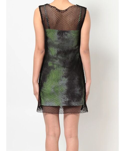 EVRIS（エヴリス）の「バイカラーメッシュミニワンピース（ワンピース・レディース・グリーン/ブルー・FREE）」の17枚目の写真