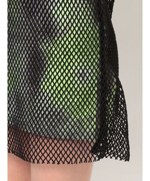 EVRIS（エヴリス）の「バイカラーメッシュミニワンピース（ワンピース・レディース・グリーン/ブルー・FREE）」の20枚目の写真