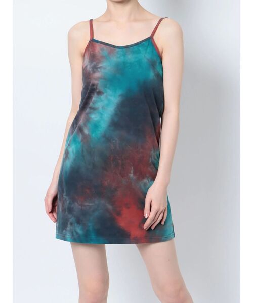 EVRIS（エヴリス）の「バイカラーメッシュミニワンピース（ワンピース・レディース・グリーン/ブルー・FREE）」の22枚目の写真