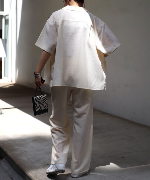 COMMRE（コムル）の「タックイージーパンツ（その他パンツ・レディース・ブラウン系その他/イエロー/アイボリー・FREE）」の15枚目の写真