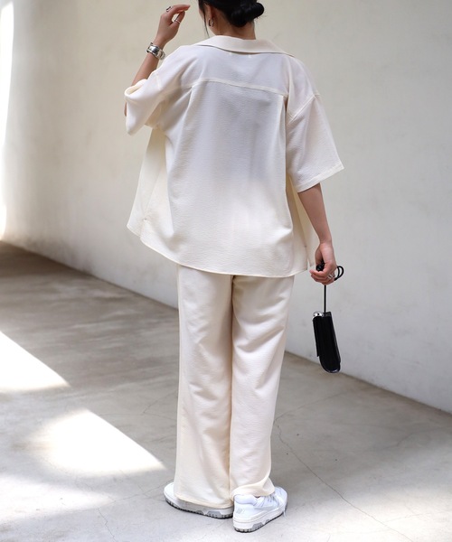 COMMRE（コムル）の「タックイージーパンツ（その他パンツ・レディース・ブラウン系その他/イエロー/アイボリー・FREE）」の18枚目の写真