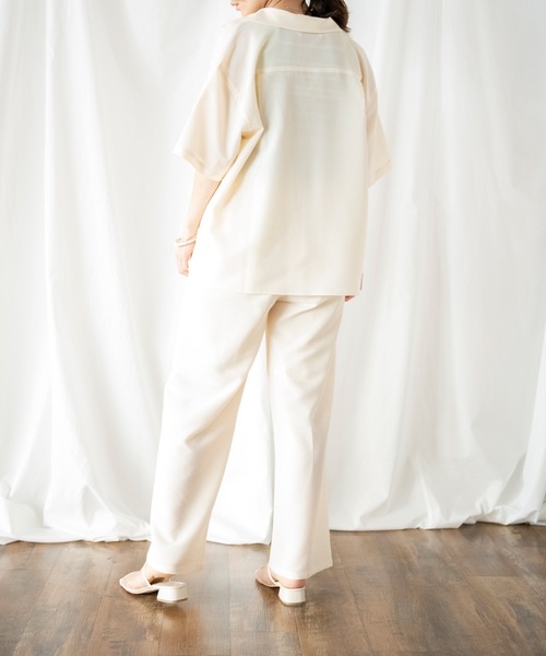 COMMRE（コムル）の「タックイージーパンツ（その他パンツ・レディース・ブラウン系その他/イエロー/アイボリー・FREE）」の21枚目の写真