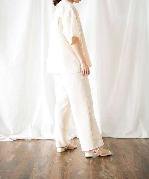 COMMRE（コムル）の「タックイージーパンツ（その他パンツ・レディース・ブラウン系その他/イエロー/アイボリー・FREE）」の22枚目の写真