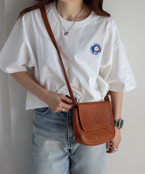 COURO（コウロ）の「フラワーワッペン無地/ボーダーTシャツ（Tシャツ/カットソー・レディース・クリーム/ネイビー系/ブラック/ホワイト×ブラック/ホワイト×ブルー/ブラック×ホワイト/ホワイト/ネイビー/オートミール/ホワイト×ネイビー/ホワイト系その他2/ホワイト系/ブラック系/ネイビー系1/ライトグレー系/ブラック系その他/ホワイト系その他・M/L）」の18枚目の写真