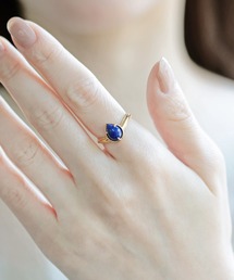 NOIR DE POUPEE ラピスラズリ　9号 NOIR DE POUPEE（ノワールドプーペ）の「silver925 ラピスラズリ