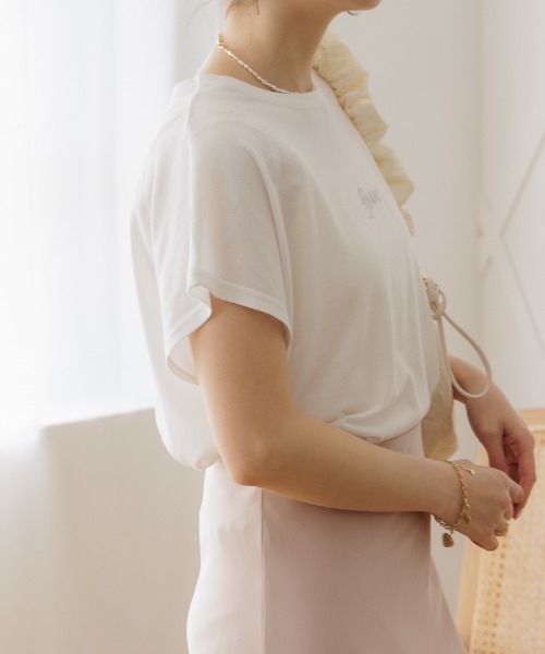 flower（フラワー）の「フラワーロゴティーズ（Tシャツ/カットソー・レディース・ホワイト/ホワイト系その他・FREE）」の19枚目の写真