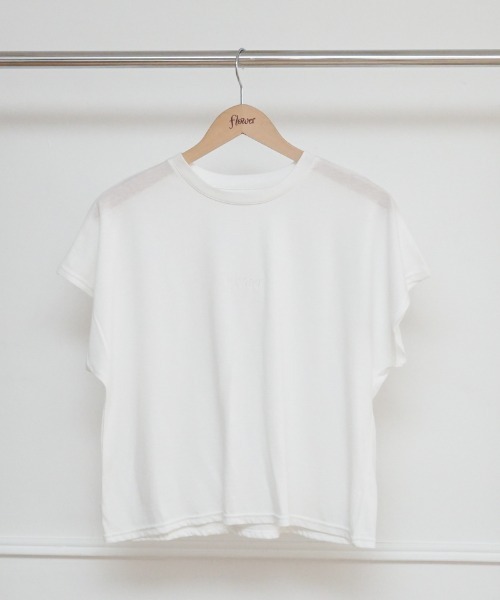 flower（フラワー）の「フラワーロゴティーズ（Tシャツ/カットソー・レディース・ホワイト/ホワイト系その他・FREE）」の8枚目の写真