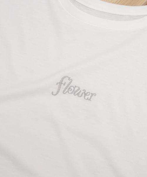 flower（フラワー）の「フラワーロゴティーズ（Tシャツ/カットソー・レディース・ホワイト/ホワイト系その他・FREE）」の12枚目の写真