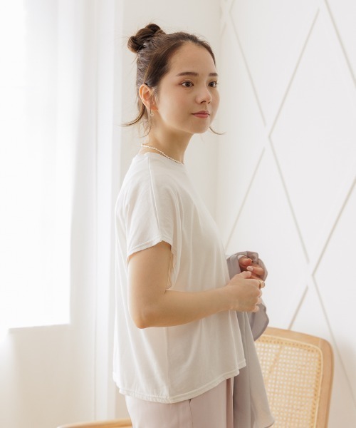 flower（フラワー）の「フラワーロゴティーズ（Tシャツ/カットソー・レディース・ホワイト/ホワイト系その他・FREE）」の14枚目の写真