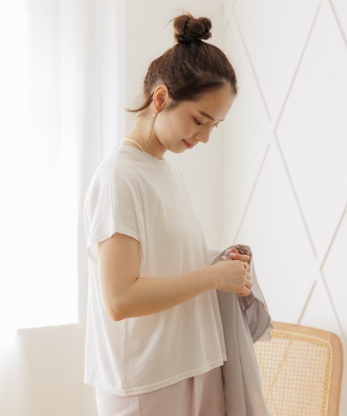 flower（フラワー）の「フラワーロゴティーズ（Tシャツ/カットソー・レディース・ホワイト/ホワイト系その他・FREE）」の11枚目の写真