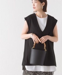 OMNES | 梨地Vネックベストリブタンクセット(ベスト)