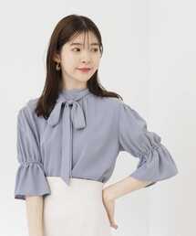 PROPORTION BODY DRESSING | オープンショルダーリボンブラウス / 1213110902(シャツ/ブラウス)