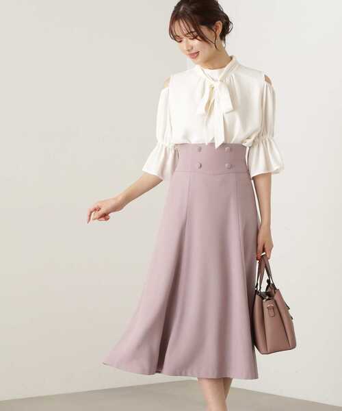 PROPORTION BODY DRESSING(プロポーションボディドレッシング)の「オープンショルダーリボンブラウス / 1213110902(シャツ/ブラウス・レディース・ブルー/ブラック/ホワイト系その他・SMALL/MEDIUM)」の18枚目の写真