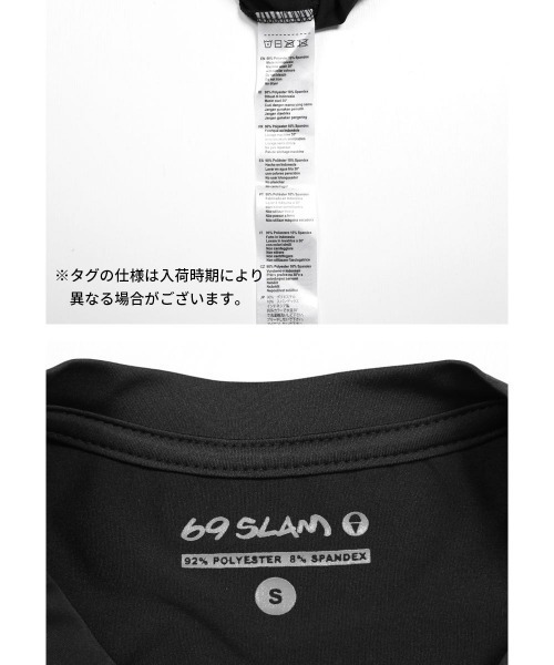 69SLAM☆SUPER SLAM NATHAN L/S RASH TEE ラッシュ長袖Tシャツ 69SLAM☆SUPER SLAM NATHAN L/S RASH TEE ラッシュ長袖Tシャツ