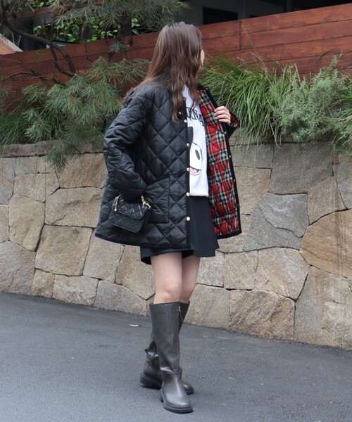 Traditional Weatherwear（トラディショナルウェザーウェア）の「【別注】【Traditional Weatherwear/トラディショナルウェザーウエア】WAVERLY TWW（ブルゾン・レディース・ブラック・36/34）」の13枚目の写真