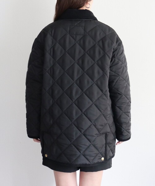 Traditional Weatherwear（トラディショナルウェザーウェア）の「【別注】【Traditional Weatherwear/トラディショナルウェザーウエア】WAVERLY TWW（ブルゾン・レディース・ブラック・36/34）」の14枚目の写真