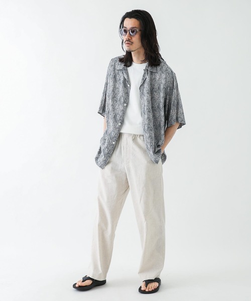 TOWNCRAFT（タウンクラフト）の「『別注』TOWNCRAFT×Sonny Label　総柄ショートスリーブシャツ（シャツ/ブラウス・メンズ・ホワイト系その他/ブラック系その他/ベージュ系その他/ブルー系その他・MEDIUM/LARGE）」の11枚目の写真