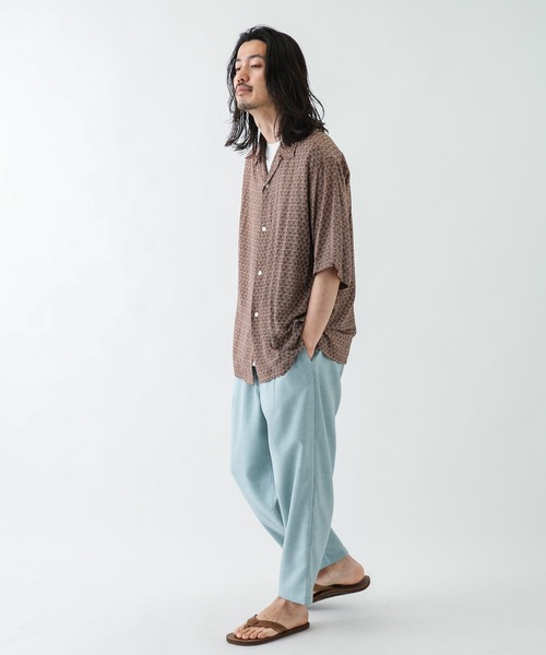 TOWNCRAFT（タウンクラフト）の「『別注』TOWNCRAFT×Sonny Label　総柄ショートスリーブシャツ（シャツ/ブラウス・メンズ・ホワイト系その他/ブラック系その他/ベージュ系その他/ブルー系その他・MEDIUM/LARGE）」の20枚目の写真