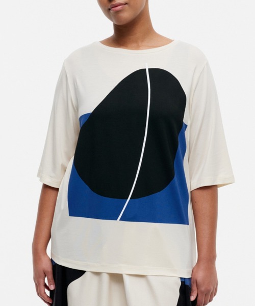 【2023AW】マリメッコ/ Kollaasi Kivi Nakee Unta Tシャツ 2023AW】マリメッコ/ Kollaasi Kivi Nakee Unta Tシャツ