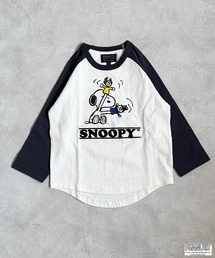 PEANUTS | 【PEANUTS】スヌーピー/ラグランロンT（80～150cm）(Tシャツ/カットソー)