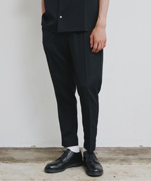 【SELECT】IR:TR ストレッチ ウエストシャーリング テーパード アンクルパンツ