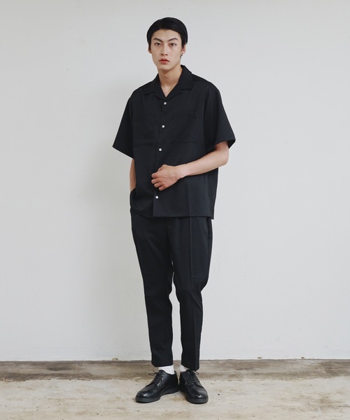 Magine（マージン）の「【SELECT】IR:TR ストレッチ ウエストシャーリング テーパード アンクルパンツ（スラックス・メンズ・ブラック/ベージュ/グリーン/モカ/カーキ/サックスブルー・M/L/XL）」の17枚目の写真