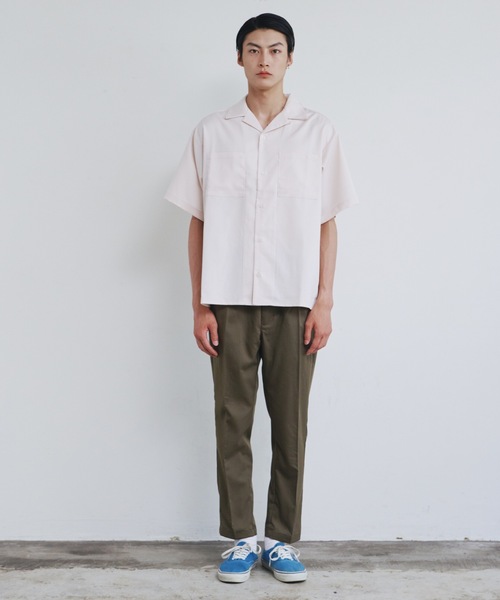 Magine（マージン）の「【SELECT】IR:TR ストレッチ ウエストシャーリング テーパード アンクルパンツ（スラックス・メンズ・ブラック/ベージュ/グリーン/モカ/カーキ/サックスブルー・M/L/XL）」の19枚目の写真