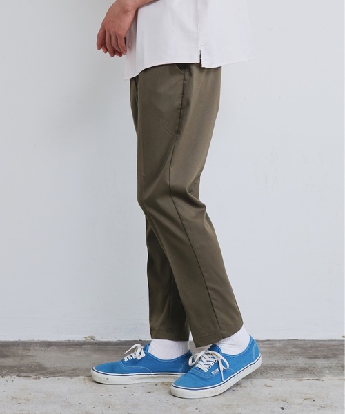Magine（マージン）の「【SELECT】IR:TR ストレッチ ウエストシャーリング テーパード アンクルパンツ（スラックス・メンズ・ブラック/ベージュ/グリーン/モカ/カーキ/サックスブルー・M/L/XL）」の22枚目の写真