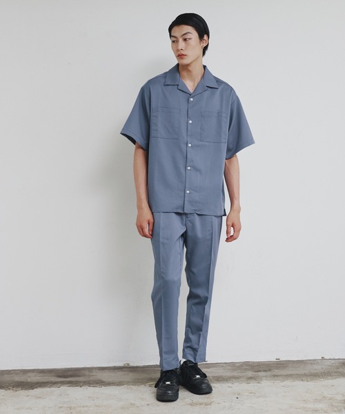 Magine（マージン）の「【SELECT】IR:TR ストレッチ ウエストシャーリング テーパード アンクルパンツ（スラックス・メンズ・ブラック/ベージュ/グリーン/モカ/カーキ/サックスブルー・M/L/XL）」の13枚目の写真