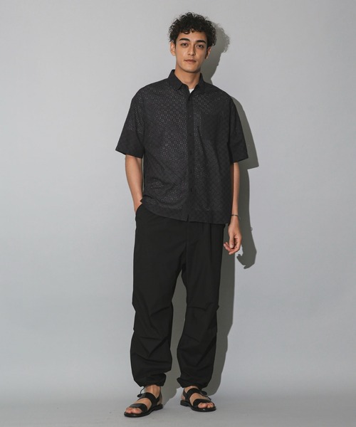 NANO universe（ナノユニバース）の「LB.04/ライトウェイトイージーパンツ（その他パンツ・メンズ・ブラック/カーキ/チャコール・S/XL/M/L）」の17枚目の写真