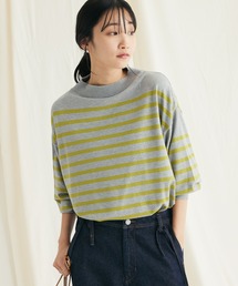 とてもちボーダーニットプルオーバー