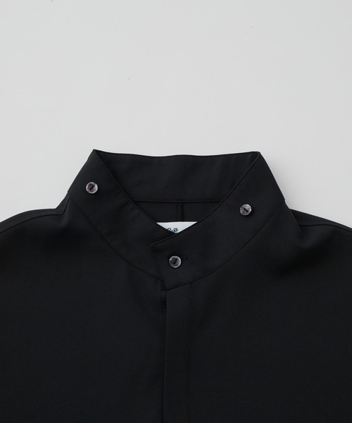 ドレープトロミ ハイネックベルト2WAYシャツ（シャツ/ブラウス