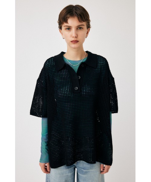 トップス MESH POLO WINTER MOSS S トップス MESH POLO WINTER MOSS S