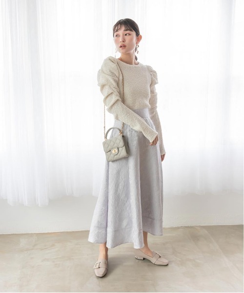 RANDA（ランダ）の「2WAYキルティングスクエアミニバッグ（ハンドバッグ・レディース・グレー/ブラック/ピンク/アイボリー・FREE）」の14枚目の写真