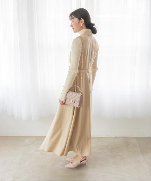 RANDA（ランダ）の「2WAYキルティングスクエアミニバッグ（ハンドバッグ・レディース・グレー/ブラック/ピンク/アイボリー・FREE）」の16枚目の写真