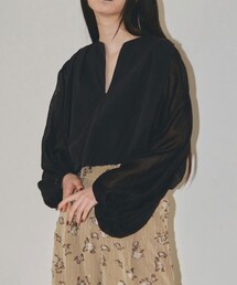 【TODAYFUL/トゥデイフル】2WAYギャザーブラウス