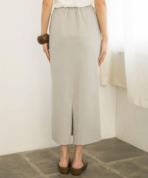 KBF(ケイビーエフ)の「ミニブークレIラインスカート(スカート・レディース・グレー系その他/アイボリー・ONE)」の16枚目の写真