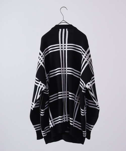 FUNALIVE（ファンアライブ）の「柄込みコットンダブルジャガードビッグカーデ（カーディガン/ボレロ・メンズ・グリーン系その他/ブラック系その他/グリーン系その他3/ブラック系その他2/グリーン系その他2/ベージュ系その他/ブラック系その他3・L/M）」の11枚目の写真