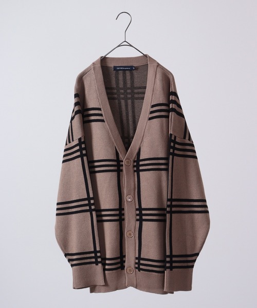 FUNALIVE（ファンアライブ）の「柄込みコットンダブルジャガードビッグカーデ（カーディガン/ボレロ・メンズ・グリーン系その他/ブラック系その他/グリーン系その他3/ブラック系その他2/グリーン系その他2/ベージュ系その他/ブラック系その他3・L/M）」の14枚目の写真