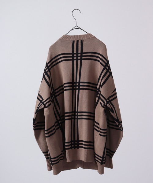 FUNALIVE（ファンアライブ）の「柄込みコットンダブルジャガードビッグカーデ（カーディガン/ボレロ・メンズ・グリーン系その他/ブラック系その他/グリーン系その他3/ブラック系その他2/グリーン系その他2/ベージュ系その他/ブラック系その他3・L/M）」の15枚目の写真