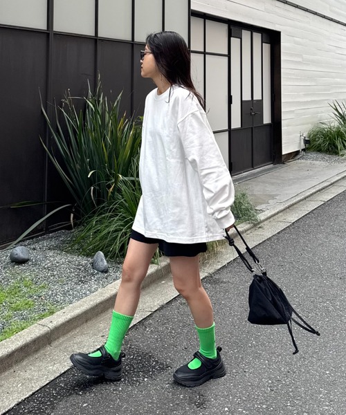 セール】【洗ってもよれにくい】ユニセックスオーバーサイズスウェtee