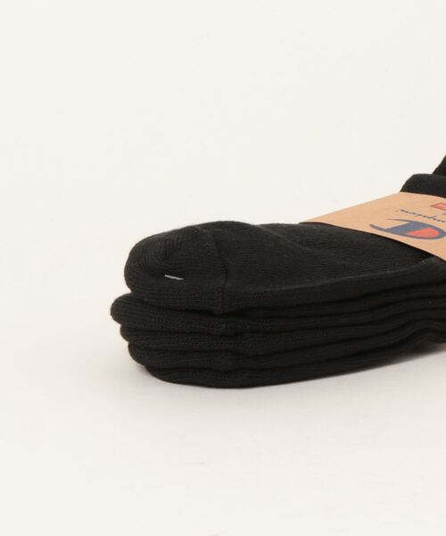 Champion(チャンピオン)の「【CHAMPION/チャンピオン】 ワンポイントクォーターソックス3P CMSCY202 ワンポイントロゴ 3足組(ソックス/靴下・メンズ・ホワイト/ネイビー/ブラック/グレー・SMALL/MEDIUM/LARGE)」の6枚目の写真