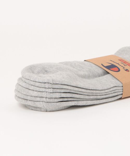 Champion(チャンピオン)の「【CHAMPION/チャンピオン】 ワンポイントクォーターソックス3P CMSCY202 ワンポイントロゴ 3足組(ソックス/靴下・メンズ・ホワイト/ネイビー/ブラック/グレー・SMALL/MEDIUM/LARGE)」の8枚目の写真