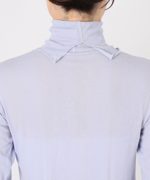 Charles Chaton（シャルルシャトン）の「【Robert P.Miller/ロバート・ピー・ミラー】sheer prib turtle L/S tee（Tシャツ/カットソー・レディース・ホワイト/ピンク/サックスブルー・FREE）」の7枚目の写真